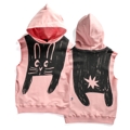 Minti S14 Sleeveless Pocket Hood Bunny Blush